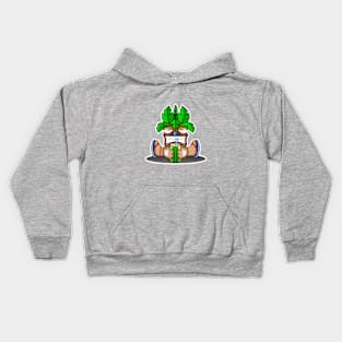 Thirsty Tiki Guy Kids Hoodie